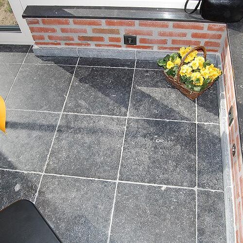 Dallages en Pierre Bleue du Hainaut