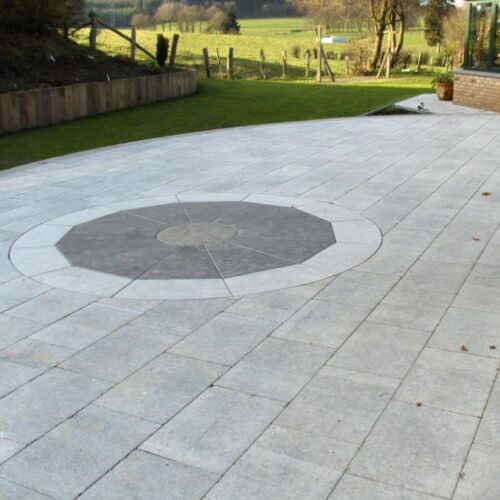 Terrasses en Pierre Bleue du Hainaut